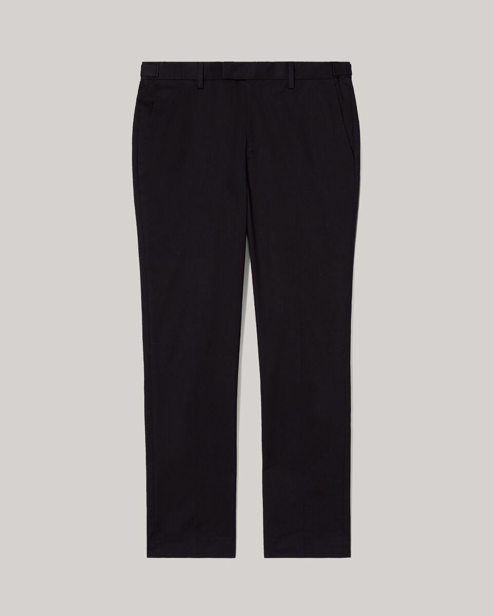 Slim Stretch Tailored Dress Pants, Black, hi-res